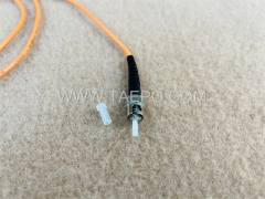 Cable flexible de fibra óptica multimodo simplex ST UPC de 3 mm