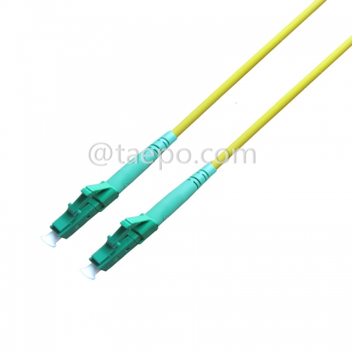 Cable de conexión de fibra óptica monomodo simplex LC a LC APC