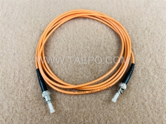 Cables de conexión de fibra óptica multimodo OM2 Simplex ST UPC de 50/125 um