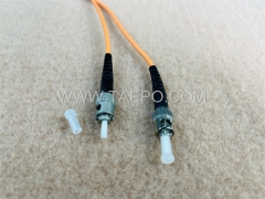 Cables de conexión de fibra óptica multimodo OM2 Simplex ST UPC de 50/125 um