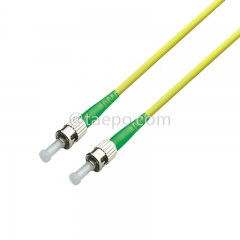 Cable de conexión de fibra óptica monomodo simplex 9/125 um OS1 ST APC a ST APC