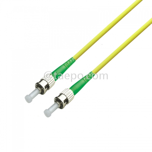 Cable de conexión de fibra óptica monomodo simplex 9/125 um OS1 ST APC a ST APC