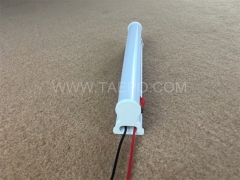 Lámpara de tubo LED T5 con base de plástico de 7 W, 20-80 V CC, con interruptor