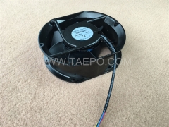 Ventilador axial de CC con cojinetes de bolas, 48 ​​V y 4 cables