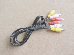 Cable RCA con conector macho 3 RCA a conector macho 3 RCA