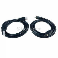 Cable HDMI de alta velocidad macho-macho de acero revestido de cobre de 2,0 V