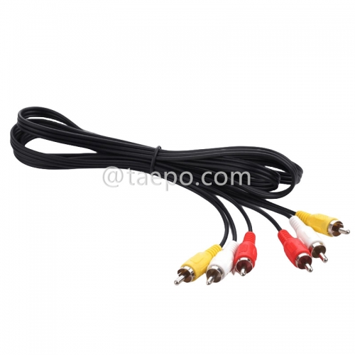 Cable RCA con conector macho 3 RCA a conector macho 3 RCA