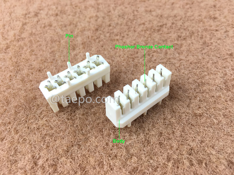 Ilustración del módulo de conexión PCB de 6 pines