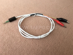 Cable de conexión BRCP de 2 polos, enchufe de prueba a pinza de cocodrilo, 1,5 m