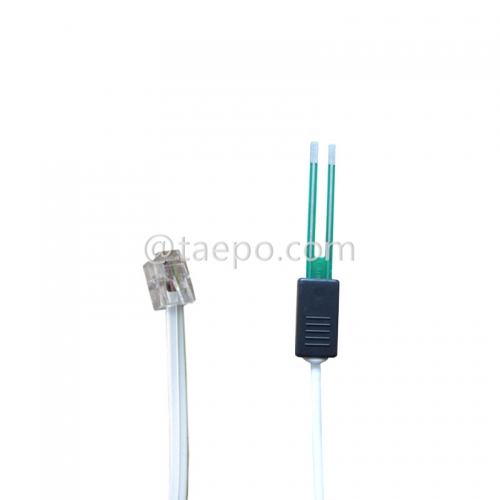 Cable de prueba SM de 2 polos, con enchufe de prueba a conector modular 6P2C para bloque de desconexión MDF 71 #TP-1401-100, 1,5 m