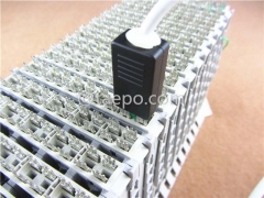 Cable de conexión SM de 4 polos, con conector de prueba a conector de prueba para bloque de desconexión MDF 71 #TP-1401-100, 1,5 m