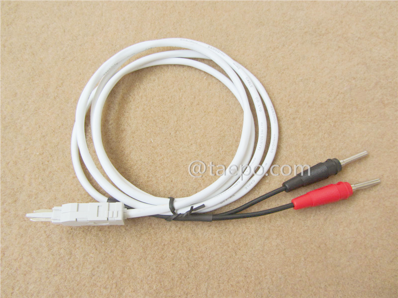 Cable de prueba de 2 polos, con conector de prueba LSA a conector banana, 1,5 m