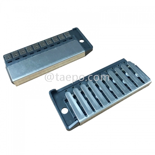 Revista de protección contra sobretensiones de 5 pares para bloque de desconexión MDF 71 #TP-1401-100, con supresor de sobretensión de 2 polos GDT