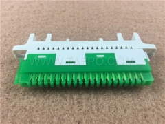 Módulo de conexión de perfil supercompacto de 10 pares con guía de cables