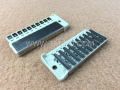 Revista de protección contra sobretensiones de 5 pares para bloque de desconexión MDF 71 #TP-1401-100, con supresor de sobretensión de 2 polos GDT