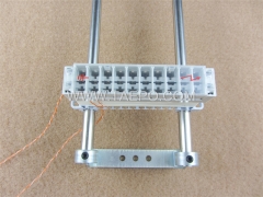 Revista de protección contra sobretensiones de 10 pares y 3 polos para módulo LSA de alta banda #TP-1205-10P, sin supresor GDT