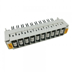 Revista de protección contra sobretensiones de 3 polos y 10 pares para módulo LSA de alta banda #TP-1205-10P, con supresor GDT