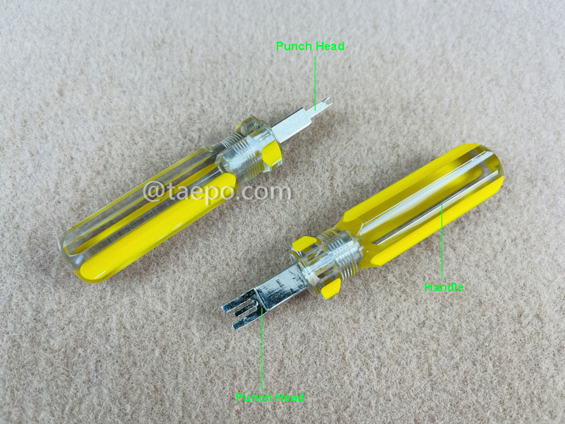 Imágenes ilustrativas de herramienta de inserción para módulo Ericsson