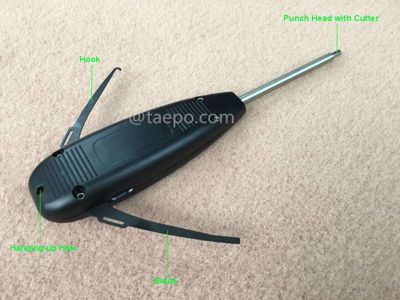 Imágenes de ilustración de la herramienta de instalación, versión larga