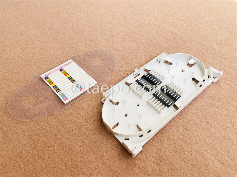 Bandeja de empalme de fibra, 24 fibras, 22511717 mm