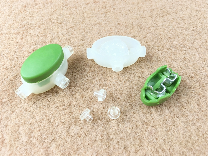 Conectores eléctricos auto-desforrantes TL1, 3 cables, conductor 1.0-1.35mm, aislamiento máximo 3.6mm, relleno de gel, contacto de latón estañado, carcasa de nylon, con 3 enchufes