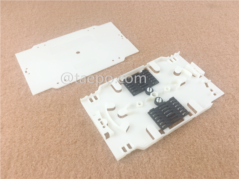 Cassette de empalme de fibra, 12 fibras, 154x92x8 mm