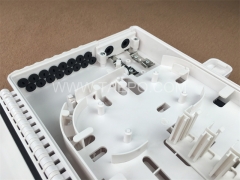 Caja de distribución de fibra (FDB), exterior, SC, 16 fibras, carcasa de plástico