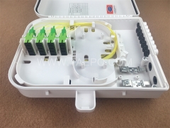 Caja de distribución de fibra (FDB), exterior, SC, 16 fibras, carcasa de plástico