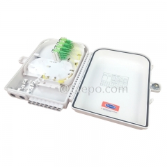 Caja de distribución de fibra (FDB), exterior, SC, 16 fibras, carcasa de plástico