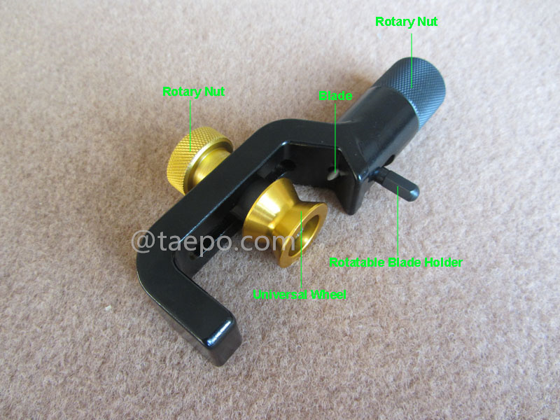 Imágenes ilustrativas para cortador longitudinal y horizontal de funda de cable de fibra