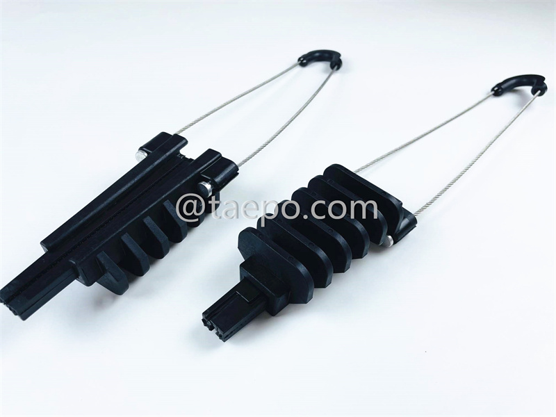 Abrazadera de anclaje, diámetro de cable 4.5-9mm, L260mm, acero con recubrimiento de níquel, 4kN