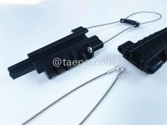 Анкерный зажим, диаметр кабеля 4.5-9 мм, L260 мм, сталь с никелированным покрытием, 4 кН