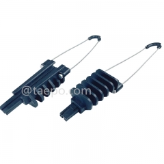 Анкерный зажим, диаметр кабеля 4.5-9 мм, L260 мм, сталь с никелированным покрытием, 4 кН