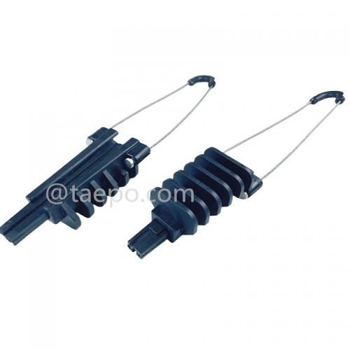 Анкерный зажим, диаметр кабеля 4.5-9 мм, L260 мм, сталь с никелированным покрытием, 4 кН