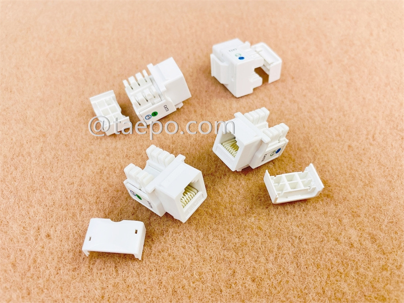 Conector Keystone, CAT3, 6P4C, 90 grados, estilo AP
