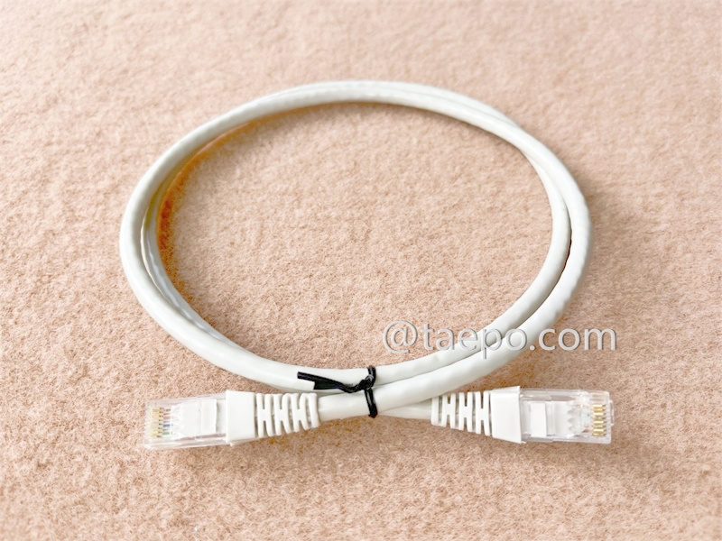 Cable de conexión LAN, CAT6A, UTP, RJ45-RJ45, 1m