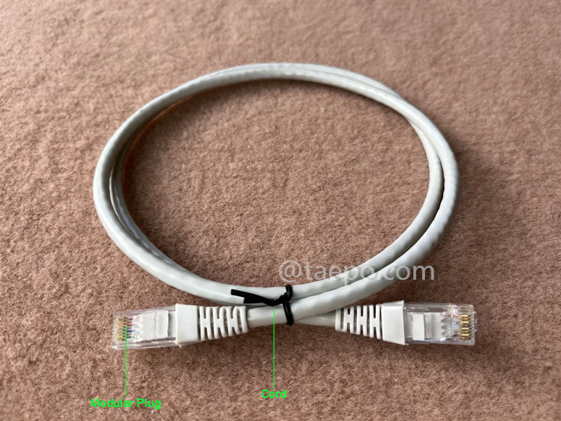 Imágenes ilustrativas para cable de parcheo LAN, CAT6, UTP, RJ45-RJ45, 1m